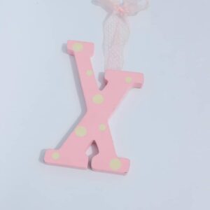 x pink door sign
