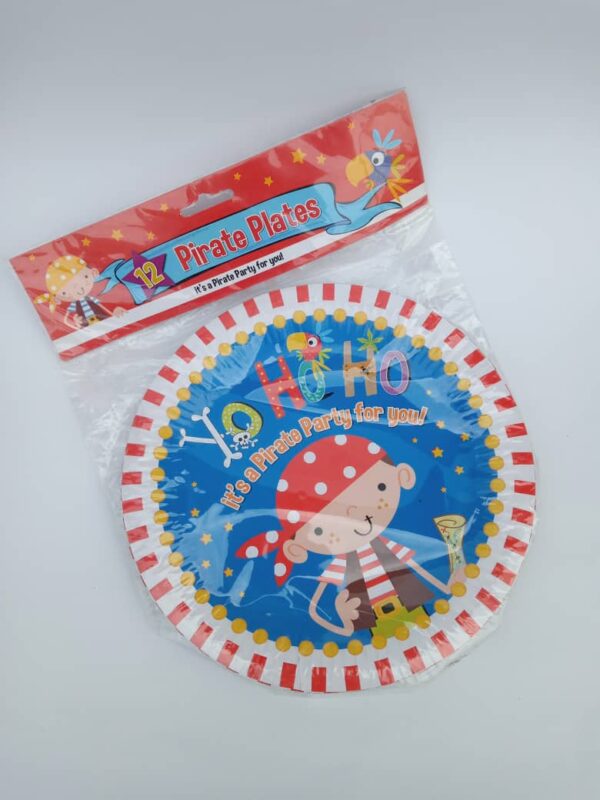 yohoho pirate paper plates 12pk