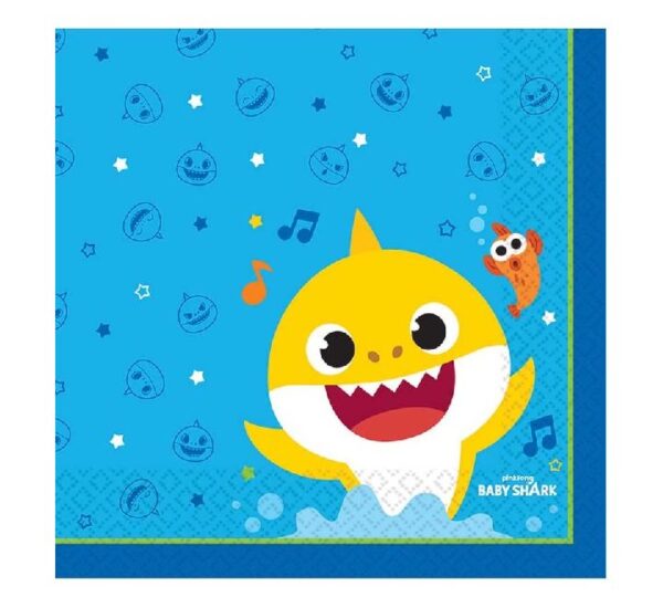 Baby Shark Napkins 16pk