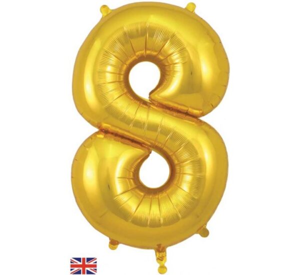 Gold Number 8 Foil- 34”