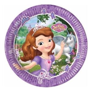 Sofia the First Plates 8pk-250ml