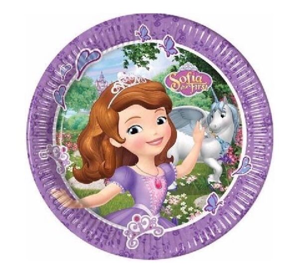 Sofia the First Plates 8pk-250ml