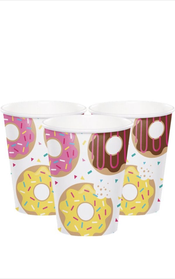 Doughnut Time Paper Cups 8pk - 266ml