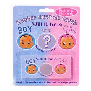 Scratch Card GIRL Gender Reveal Game