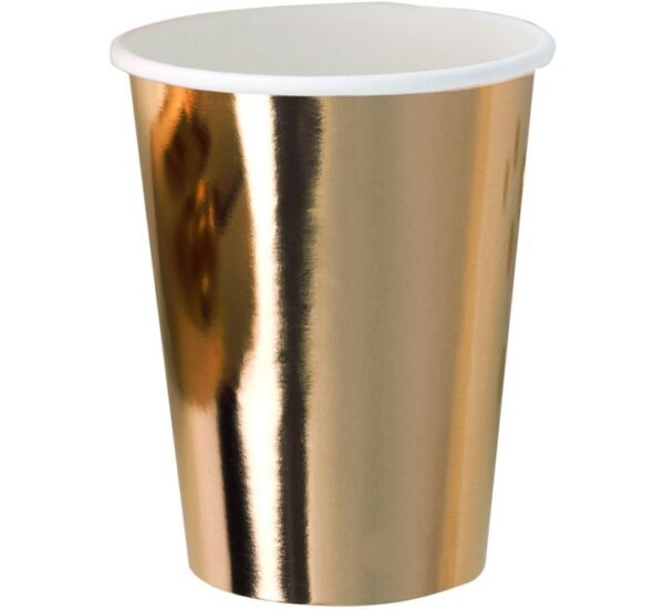Gold Metallic Cups