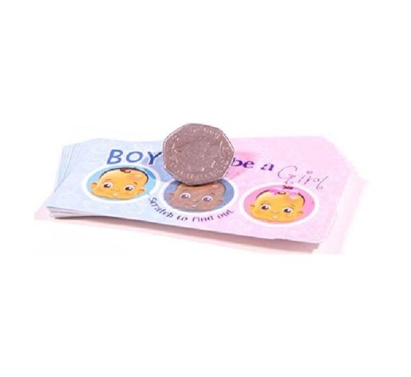 Scratch Card BOY Gender Reveal Game