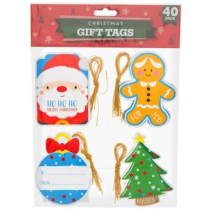 Gift Tags Colourful 40pk