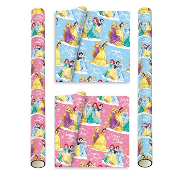Princess Roll Gift Wrap - 3m