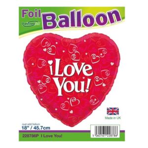 I Love You Foil Balloon 18”