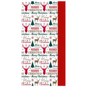 Merry Christmas Stag Tissue Paper-8 Sheets