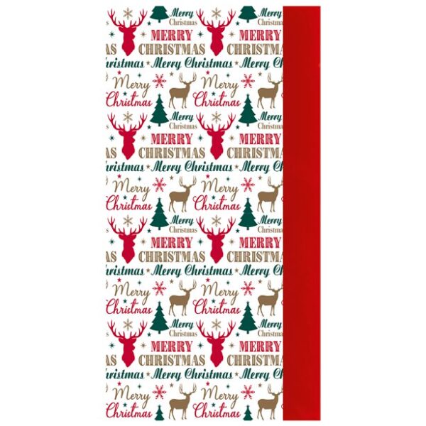 Merry Christmas Stag Tissue Paper-8 Sheets