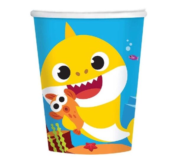 Baby Shark Cups 8pk - 266ml