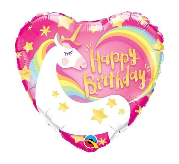 Birthday Magical Unicorn Foil Balloon