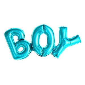 Blue Boy Phrase Air Fill Balloon