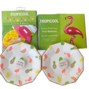 Tropical Flamingo 4 pc Set