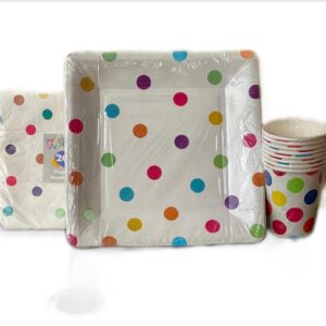 Polka Dot Rainbow 3pc Set