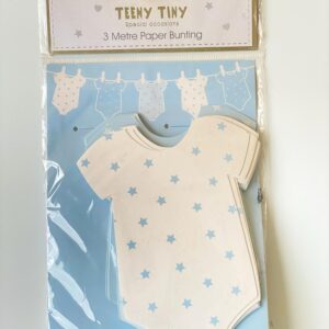 New: Baby Romper Suit Bunting- Blue Star