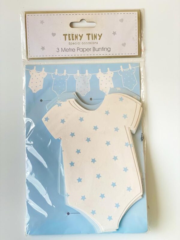 New: Baby Romper Suit Bunting- Blue Star