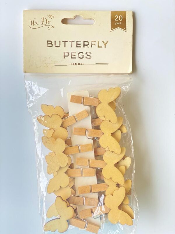 New: Butterfly Pegs