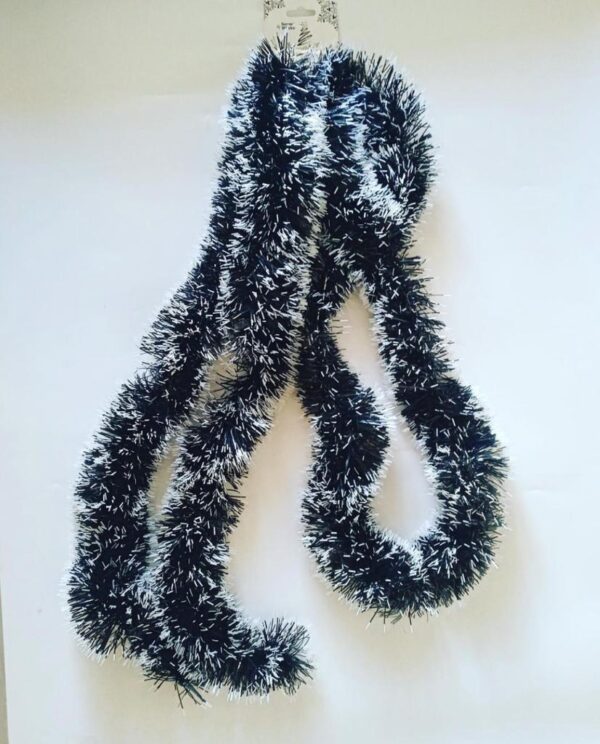 Christmas Green Snow Tinsel - Image 2
