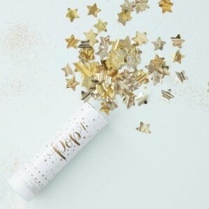 Gold Star Confetti Cannon Shooter
