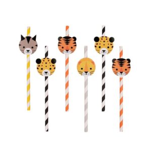 Jungle Paper Straws (Pk12)