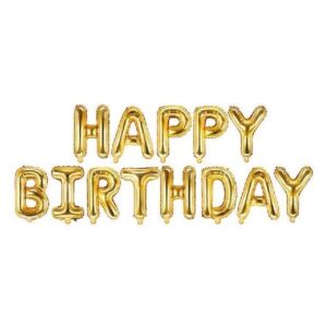 Happy Birthday Foil Balloon Banner