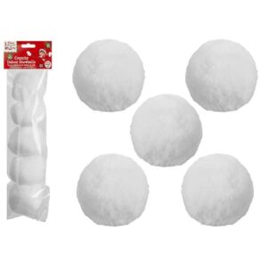 5pk Realistic Snowballs