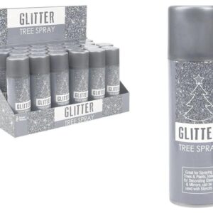 Silver Glitter Aerosol Spray Paint 175ml
