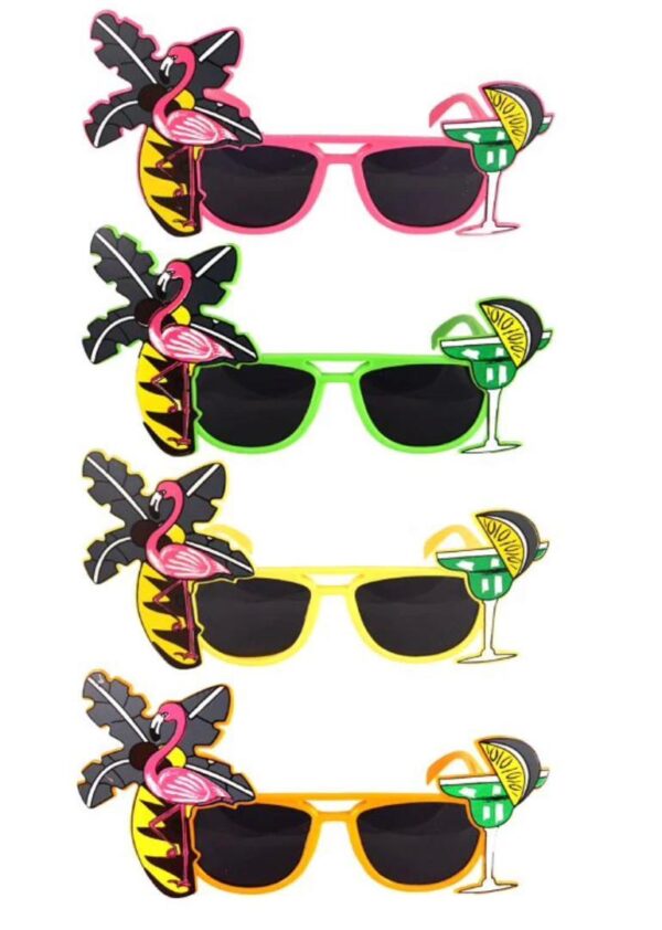 Neon Flamingo Glasses