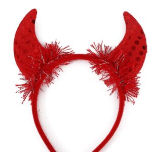 Red Horns Headband