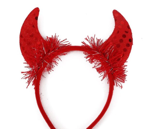 Red Horns Headband