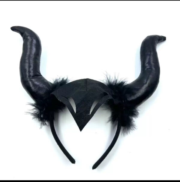 Halloween Black Horn headband