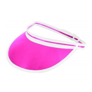 ADULT PINK POKER VISOR
