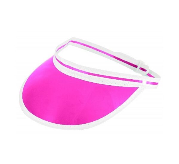 ADULT PINK POKER VISOR