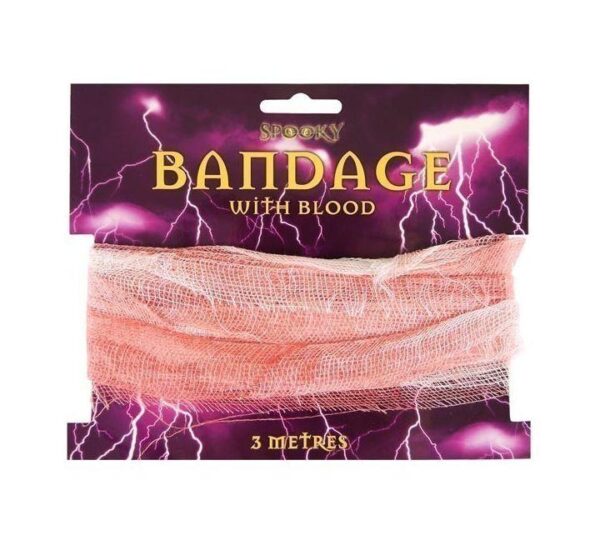 BLOOD STAINED BANDAGE